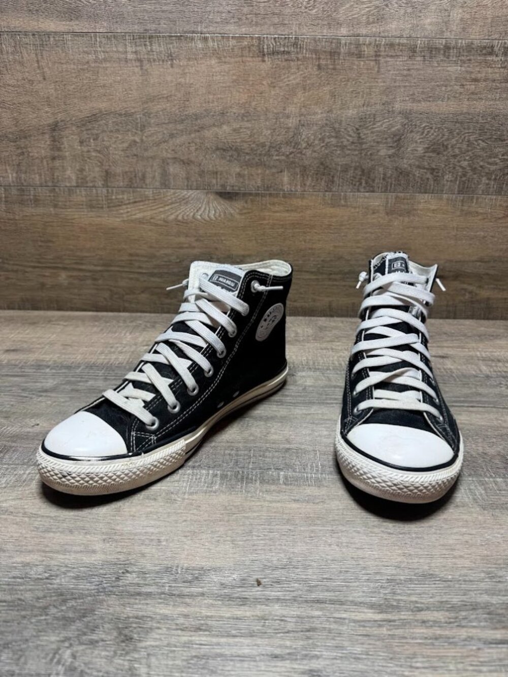 The Walking Dead Black Canvas Themed High Tops Men's Size 10